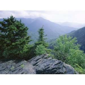 View from the Alum Cave Bluffs Trail in Great Smoky Mountains National 