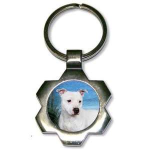  Staffordshire Bull Terrier Star Key Chain