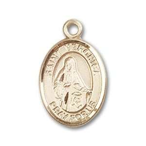  St. Veronica Small 14kt Gold Medal Jewelry