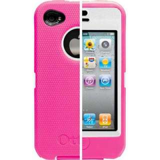 OTTERBOX DEFENDER CASE FOR APPLE IPHONE 4S 4 PINK AND WHITE NEW IN BOX 