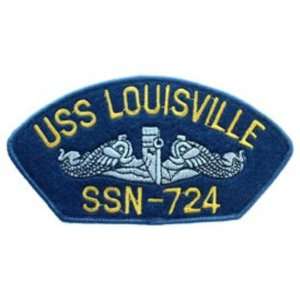  U.S. Navy USS Louisville SSN 724 Hat Patch 2 3/4 x 5 1/4 