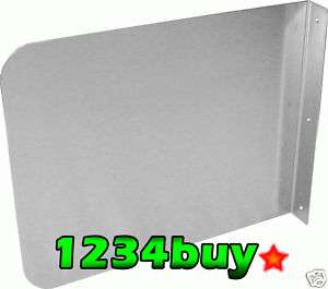 Wall Mount Splash Guard 20x12 for 18 Comp. Sink  