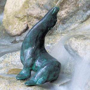 16 Bronze Garden Fountain Water Spitter Great Seal  