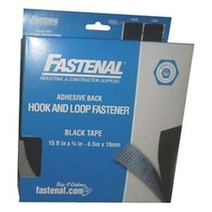   Width Black Adhesive Back Hook & Loop Fastener