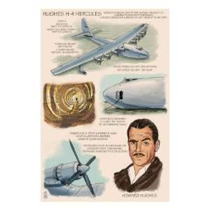 Spruce Goose   Hughes H 4 Hercules Technical, c.2009 Premium Giclee 