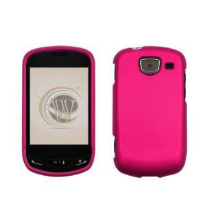  Rose Pink Rubberized Hard Case Cover for Verizon Samsung 