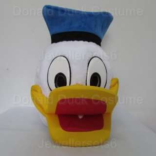 New Donald Duck Costume Mascot Adult Size Cartoon Dress  