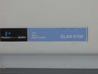 Perkin Elmer SCIEX   ELAN 6100 ICP MS Mass Spectrometer  