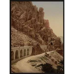  Photochrom Reprint of The ravine, II, El Cantara, Algeria 