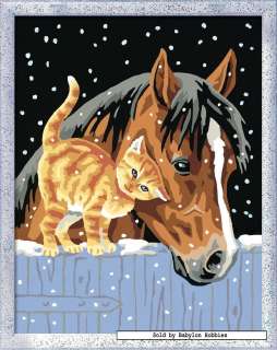   of Ravensburger Painting by Numbers   Horse with Kitten (281718