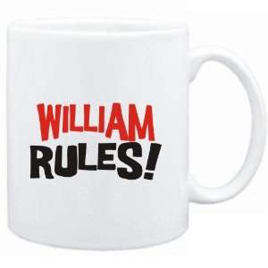 Mug White  William rules  Male Names 