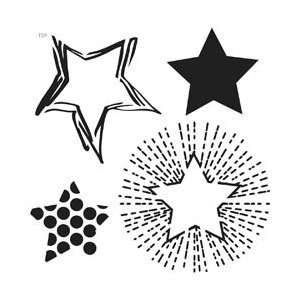 Crafters Workshop Crafters Workshop Templates 12X12 Layered Stars 