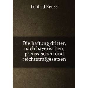   (German Edition) (9785877691179) Leofrid Reuss Books
