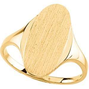  10K Yellow Gold Signet Ring DivaDiamonds Jewelry