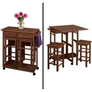 Space Saver with 2 Stools, Square Winsome 39330 NEW  