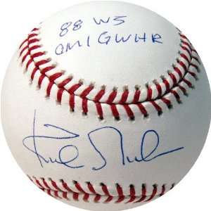  Kirk Gibson Autographed Baseball with 88 WS GM1 GW HR 