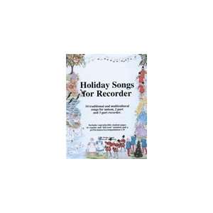 Holiday Songs for Recorder Book & CD Musical Instruments