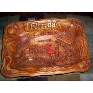    1950s Florida souvenir Bowl by Arrow Novelty Co. 