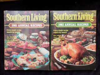LOT10 Southern Living 1979 1988 Annual Recipes COOKBOOKS,First Ten 