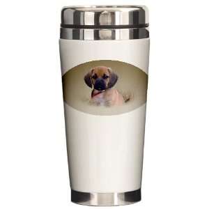 Puggle Mom Thinks Hes Specia Pets Ceramic Travel Mug by  