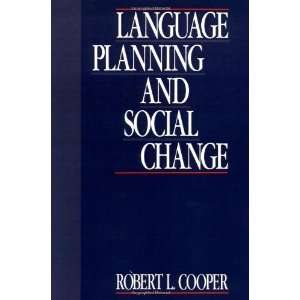   Planning and Social Change [Paperback] Robert L. Cooper Books