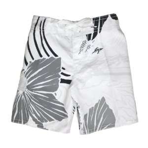  Paper Chase Boardshort in White (c) ~ 3T Baby