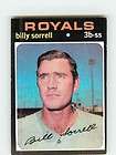 1971 Topps 17 Billy Sorrell EX Royals  