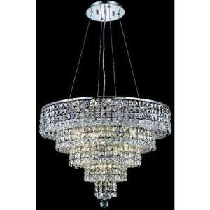    Elegant Lighting 2037D26C SS/RC chandelier