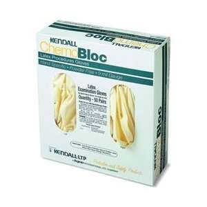  Kendall ChemoBloc Chemotherapy Latex Gloves   Large   Box 