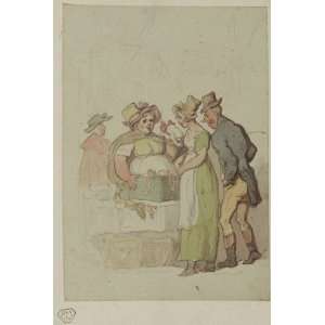 Hand Made Oil Reproduction   Thomas Rowlandson   32 x 48 inches   Man 