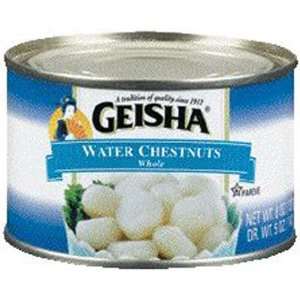 Geisha Whole Water Chestnuts   12 Pack  Grocery & Gourmet 