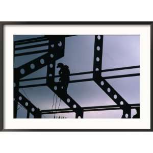  Worker on Construction Site, Canada Framed Photographic 