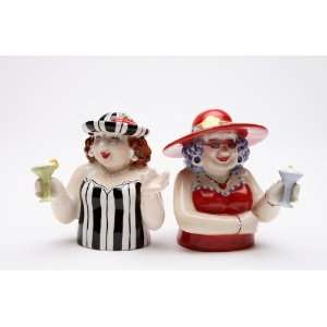   Salt and Pepper Shaker Set Collectible   Sophisticated Ladies S & P