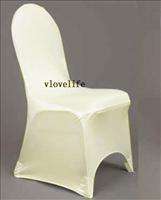 100PCS Ivory Spandex Lycra Chair Covers Wedding Party  