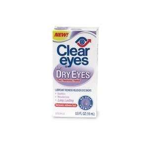 Clear Eyes Dry Eyes Plus Redness Relief Eye Drops .5oz