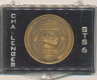 Challenger STS 6 April 4, 1983 Commemorative Coin Medallion  