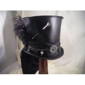  Elsie Massey #2970 ALL NEW New Mad Hatter Black Pleather 