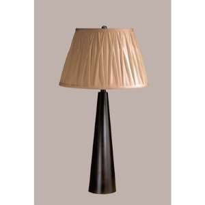  Pascal Table Lamp with Charlotte Shade in Brown