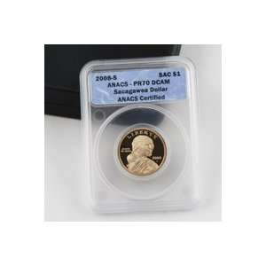  2008 Sacagawea Dollar Proof Ct 70   San Francisco Mint 