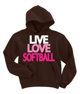 Live   Love   Softball With this hoodie sweatshirt. Switch up the 