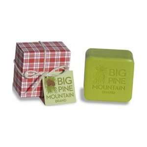 Big Pine Mountain Hand Wrapped Soap, Red Plaid