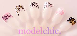 Nail Art Decal Stickers French Tips Pink Polka Dots  