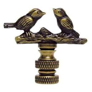  Songbirds Antique Metal Finial