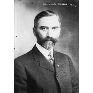 1900s photo Maj. H.M. Chittenden, portrait bust 