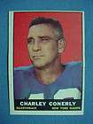 1961 Topps #85 Charley Conerly. New York Giants  VG .