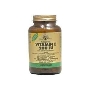 Solgar   Vitamin E Mixed   200 IU   50 vegetable capsules