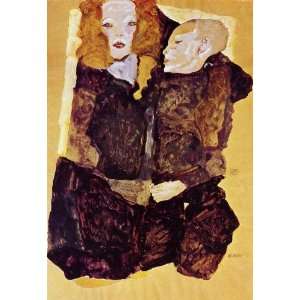 Hand Made Oil Reproduction   Egon Schiele   24 x 34 inches   The 