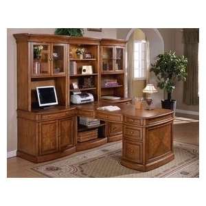  Park Place Home Office Suite with a His/Her Peninsula Desk 