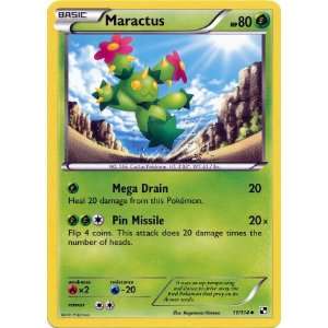   Pokemon Black & White Single Card Maractus #11 Uncommon Toys & Games