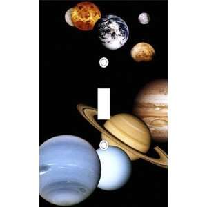 Solar System Planets Decorative Light Switch Cover Plate